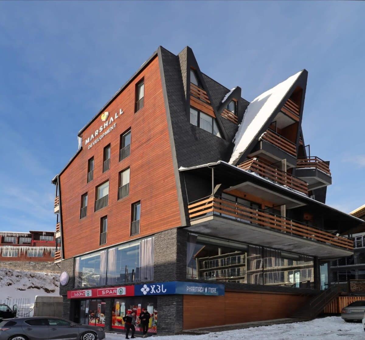 Super Stylish And Cozy 2 Bedroom 4Or6 People Apartment In Key Location In Marshall Gudauri Project Ski Resort Bagian luar foto
